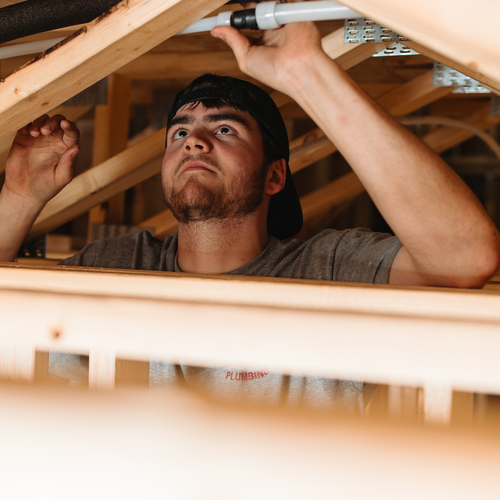 plumber providing repiping services